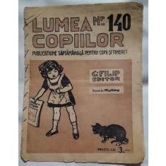 Revista Lumea Copiilor nr.140/an III cu desene de Murnu