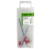 Set montaj vas WC, Easy-Fix MNL0690, alb