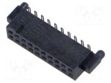 Conector PCB-PCB mamă 20 PIN 1,27mm SFC gold flash THT SAMTEC