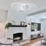 Cumpara ieftin Lustra LED cu Telecomanda Karl 70W Dimabila Alb, Alessandro DESIGN