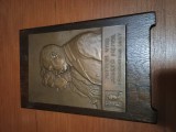 PLACHETA MARE BRONZ FAMILIE AUSTRIA