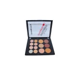 Paleta corectoare Kiss Beauty, I Love Contour Palette, 14 culori