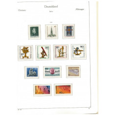 Album cu o colectie timbre neuzate Berlin 1971-1990