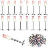 Set 200 cuie tip ciuperca HAWIRE pentru pistol cu autopropulsare, 7.3mm diametru, 42mm lungime, Otel galvanizat, Fixare profesionala in beton, lemn, m