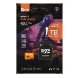 Dato - Memory Card Advance with Adapter (DTTF1TU3A2V30A) - MicroSDXC, 1TB, U3, A2, V30, Read 95MB/s - Black