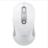 Mouse Wireless Baseus F02, 4000DPI, BT / Wi-Fi, Alb B0203202