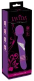 Vibrator wand cu cap rotativ Javida Wand &amp; Pearl Vibrator (24cm)