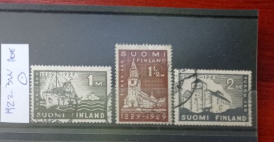 TS21 - Timbre serie Soumi-Finland - Finlanda - 1922 foto