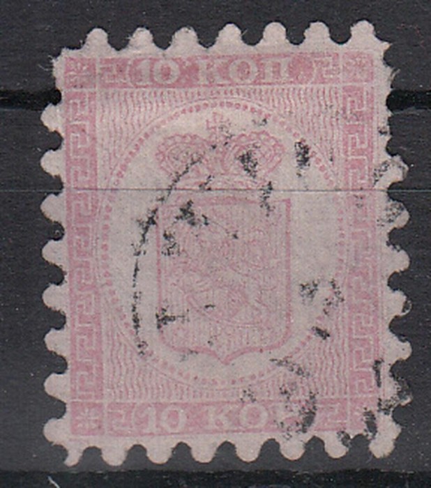 Finland 1860 Coat of arms 10K Mi.4A used AM.312