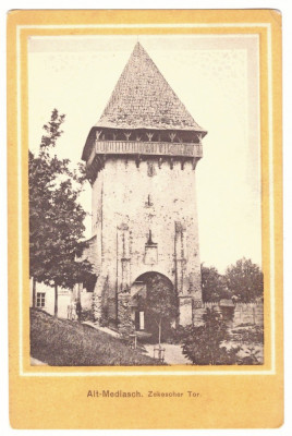 3967 - MEDIAS, Sibiu, Romania - old postcard - used foto