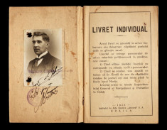 Livret individual inginerului Ion D. Ghica foto