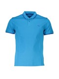 Cumpara ieftin Tricou polo, cu mini logo, Regular fit, Azur, S