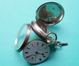 Ceas De Buzunar Superb Argint950 Englezesc Capac