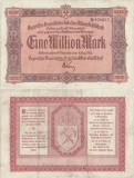 1923 (8 VIII), 1.000.000 mark - Germania (Schwandorf)!