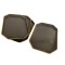 Set 4 platouri servire, Dreptunghi, Gri, 20.5x14.8x1.7 cm
