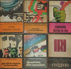 Carti colectia Enigma - Pachet 6 volume-romane politiste