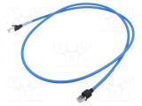 Cablu RJ45 OMRON pentru senzori și automatizări 1,5m Cat6a IP20
