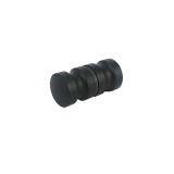 Maner inox, tip buton EA13N, diametru 30 mm, lungime 60 mm, culoare negru