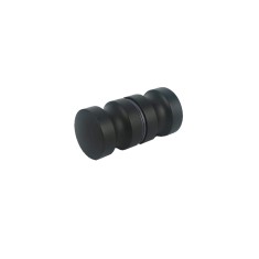 Maner inox, tip buton EA13N, diametru 30 mm, lungime 60 mm, culoare negru