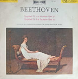 Disc vinil, LP. Symphonie No 5 En Do Mineur Opus 67. Symphonie No 8 En Fa Majeur Opus 93-Ludwig van Beethoven, O
