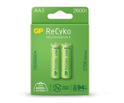 Set acumulatori R6 AA NiMh 2700mAh 2buc GP ReCkyo foto