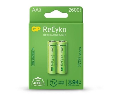 Set acumulatori R6 AA NiMh 2700mAh 2buc GP ReCkyo foto