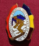 Insigna Campionatele de Schii pe armata Predeal 1950 RARA
