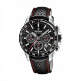 Festina 20561/4, Ceas Bărbați 45mm Cronograf Baterie cu Curea din Piele Neagră