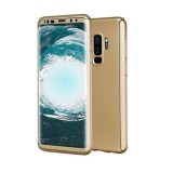 Husa GloMax FullBody Auriu pentru Samsung Galaxy S9 cu folie de sticla inclusa