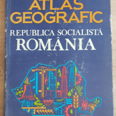 ATLAS GEOGRAFIC Republica Socialistă România - Victor Tufescu (coord.)