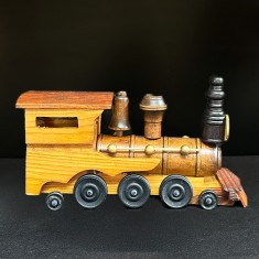 Locomotivă decorativă din lemn &ndash; China