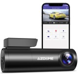 Camera Auto DVR Azdome M300, 1296P, WiFi, Unghi Larg, Conexiune Wi-Fi, G Senzor, 64GB, Single