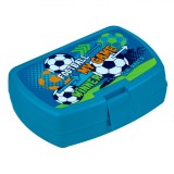 Caserolă Plastic, Model Fotbal, Albastru, Capacitate 420ml