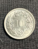 Moneda 10 rappen 1970 Elvetia, Europa