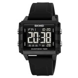 Ceas barbatesc digital SKMEI 2320, sport, LED, rezistent la apa, 5ATM