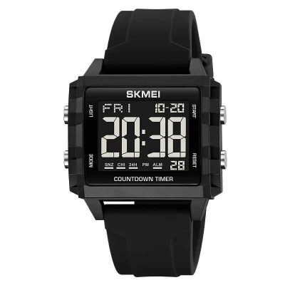 Ceas barbatesc digital SKMEI 2320, sport, LED, rezistent la apa, 5ATM foto