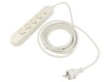 Prelungitor 5 Prize Alb 1,5m 16A