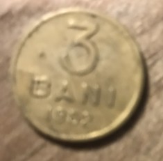 MNDRO Romania moneda 3 bani 1952