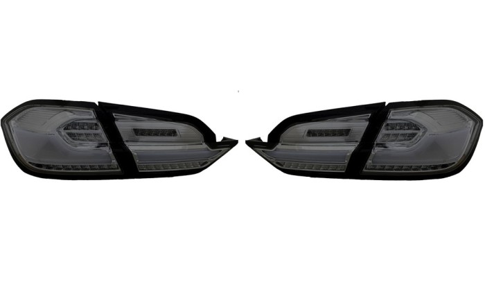 Set stopuri, lampa spate FORD FIESTA, 08.2017-, partea stanga, dynamic indicator; LED; fumuriu, transparent; TUNING,