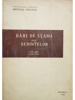 Dari de seama ale sedintelor, vol. LIV/1 (editia 1968) foto