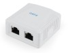 PRIZA RJ45 GEMBIRD Cat6. pt. FTP, 2 x RJ45, include kit montare, white, &quot;NCAC-2F6-01&quot;