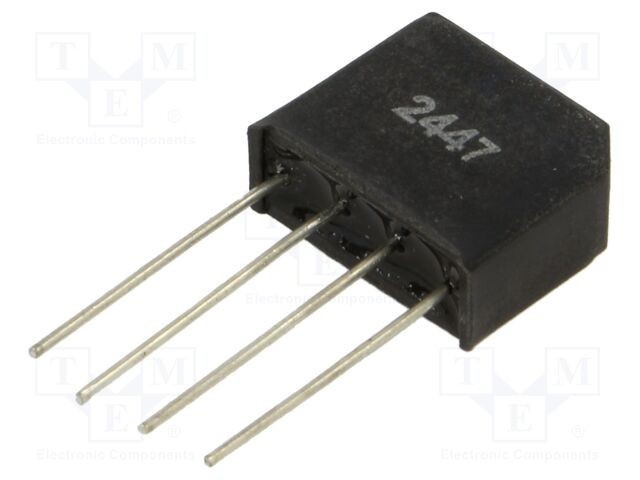 Punte redresoare monofazată VISHAY 600V 1,9A plată THT
