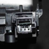 Comutator Mercedes-Benz C W205 2016 A2139057302 Intrerupator Regulator Buton Start Stop Aluminiu Argintiu Garantie