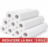 Cearceaf medical hartie 50cm x 50m, 100% celuloza, pretaiat, economic Role pat consult