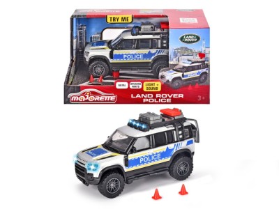 MAJORETTE MASINA DE POLITIE LAND ROVER CU LUMINI SI SUNETE foto