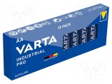Baterie alcalină AA 1,5V nere&icirc;ncărcabilă VARTA MICROBATTERY, 10 buc.