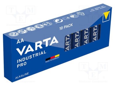 Baterie alcalină AA 1,5V nere&amp;icirc;ncărcabilă VARTA MICROBATTERY, 10 buc. foto