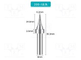 V&Atilde;&cent;rf conic 0,2mm pentru sta&Aring;&pound;ie de lipit SHENZHEN BAKON