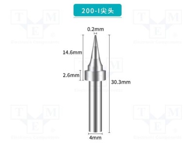 V&amp;Atilde;&amp;cent;rf conic 0,2mm pentru sta&amp;Aring;&amp;pound;ie de lipit SHENZHEN BAKON foto