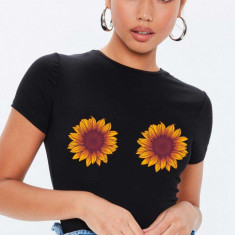 Tricou dama negru - Sunflower - 2XL